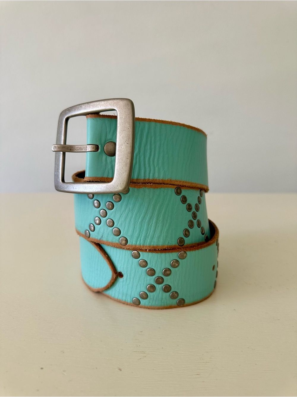 Vintage leather belt- Linea Pelle SIZE OS